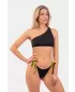 One-Shoulder-Bandeau-Bikini-Bademode – Top 448 BLACK Nebbia