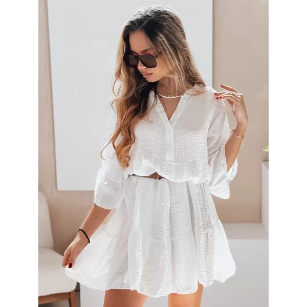 Kleid DSTREET LYVONNE EY2613 WEIß 