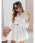 Kleid DSTREET LYVONNE EY2613 WEIß