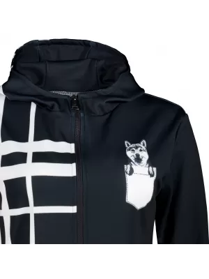 Funktionales Sweatshirt von Frauen auf Reißverschlussprämie ALTISPORT VOJ/ALW098MI02 SHIBA