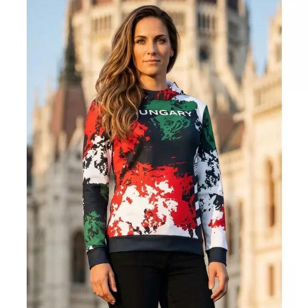  Funktionaler Sweatshirt -Prämie von Frauen ALTISPORT VOJ/ALW036HU/MI01 FLECKEN 
