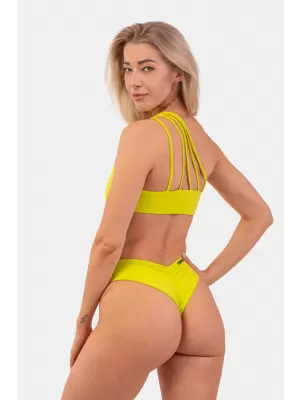 One-Shoulder-Bandeau-Bikinioberteil - Top 448 GREEN Nebbia