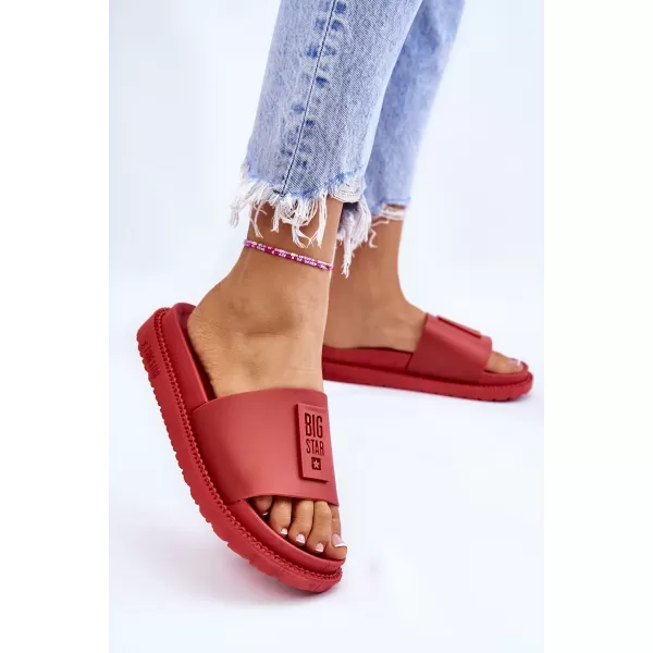  Damenhausschuhe BIG STAR LL274430 ROT Big Star Shoes 