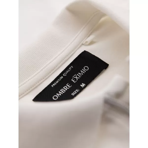  Herren t -Shirt OMBRE OM-POSS-0148 WEIß 