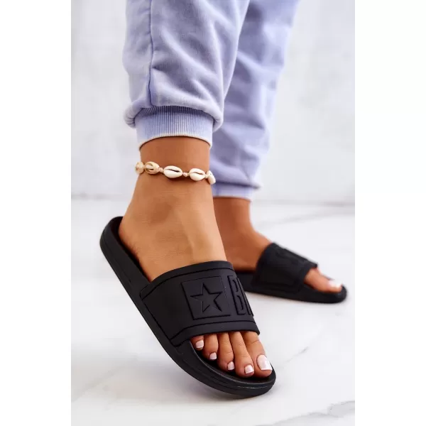 Modische Damenhausschuhe BIG STAR DD274A271 SCHWARZ Big Star Shoes 