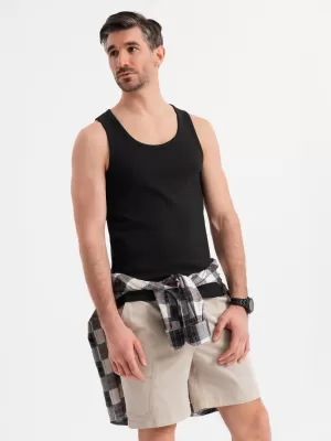 Hemd OMBRE OM-TSBT-0239 SCHWARZ