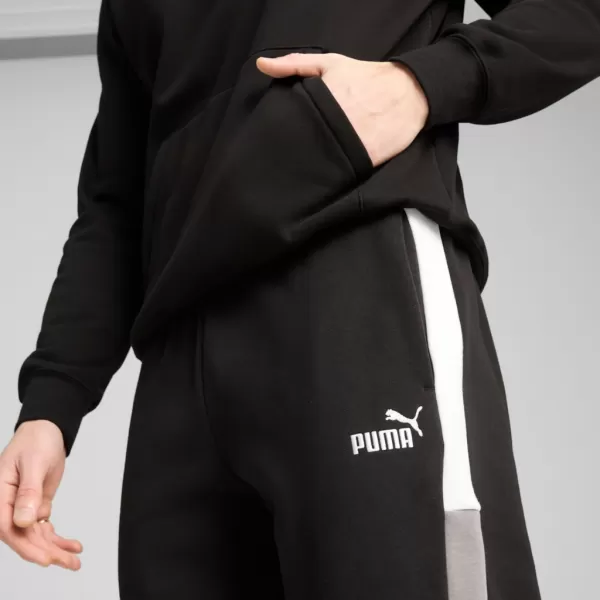  Herren-Jogginghose PUMA ESS BLOCK SWEATPANTS FL CL 684688-01 SCHWARZ 