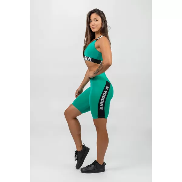  Radlerhose mit hoher Taille ICONIC 238 GREEN Nebbia 