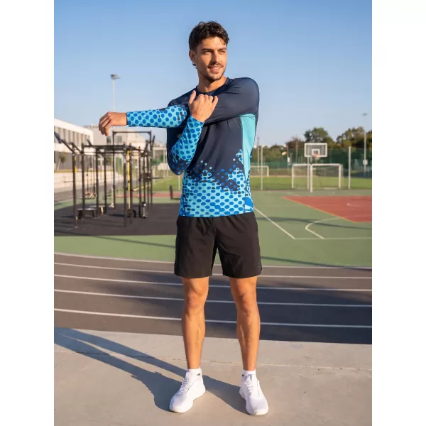  Funktionelle Kompression t -Shirt von Männern mit langarmiger Prämie ALTISPORT VOJ/ALM109TR03 KÖNIGLICH 
