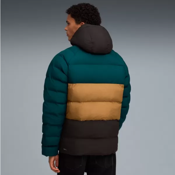  Herrenjacke PUMA MONO HOODED JACKET 688367-75 GRÜN 