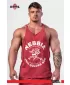Gewaschener Muscle-Back-String GOLDEN AGE 791 RED Nebbia