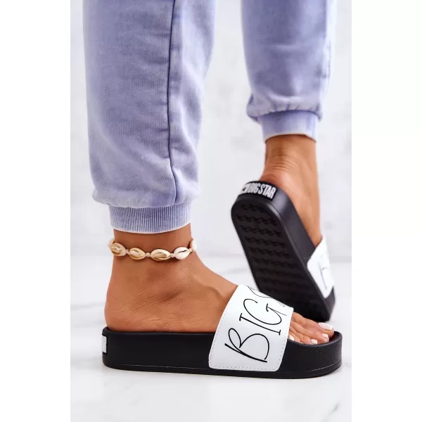  Damenmode-Hausschuhe BIG STAR JJ274A275 WEISS Big Star Shoes 