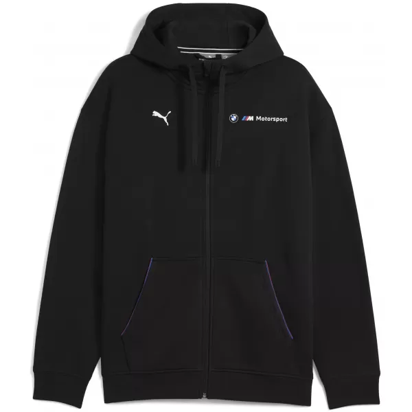  Herren -Sweatshirt PUMA BMW MMS ESS+ FZ HDED JACKET 630629_01 PUMA SCHWARZ 