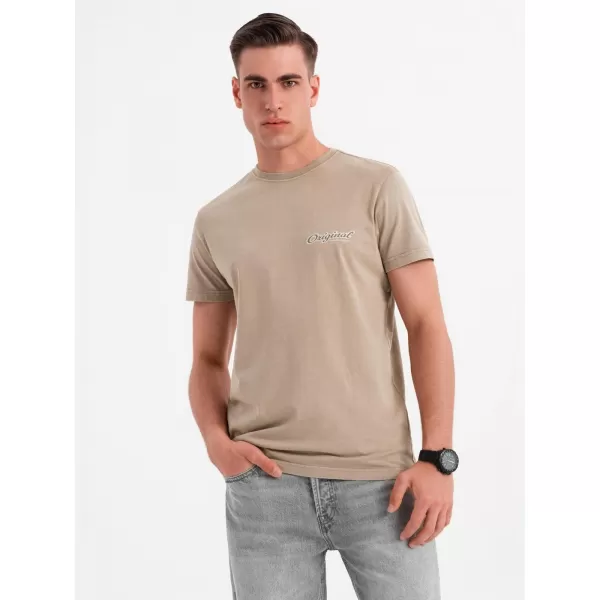  Hemd OMBRE OM-TSWT-0201 DUNKLER BEIGE 