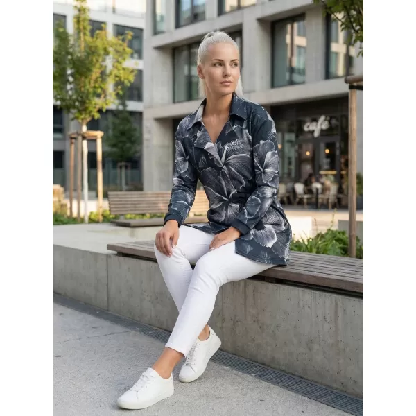  Frauenjacke Premium ALTISPORT VOJ/ALW102MI05 SCHWARZ UND WEIß 