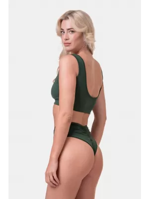 Bikini Active Black - Bralette-Top 554 DUNKELGRÜN Nebbia