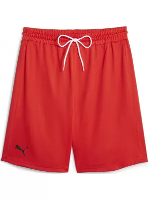 Shorts PUMA HOOPS TEAM PRACTICE SHORT 676641_03 PUMA ROT