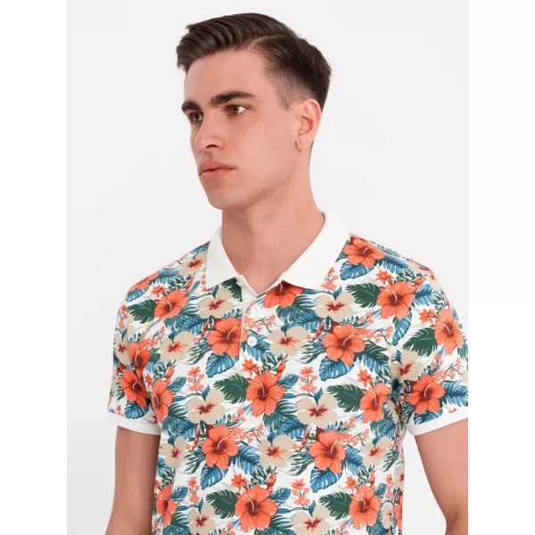  Herren t -Shirt OMBRE OM-POSS-0149 WEIß 