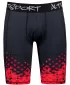 Männersport -Leggings über den Knien der Prämie ALTISPORT VOJ/ALM109LEG02 ROT/SCHWARZ