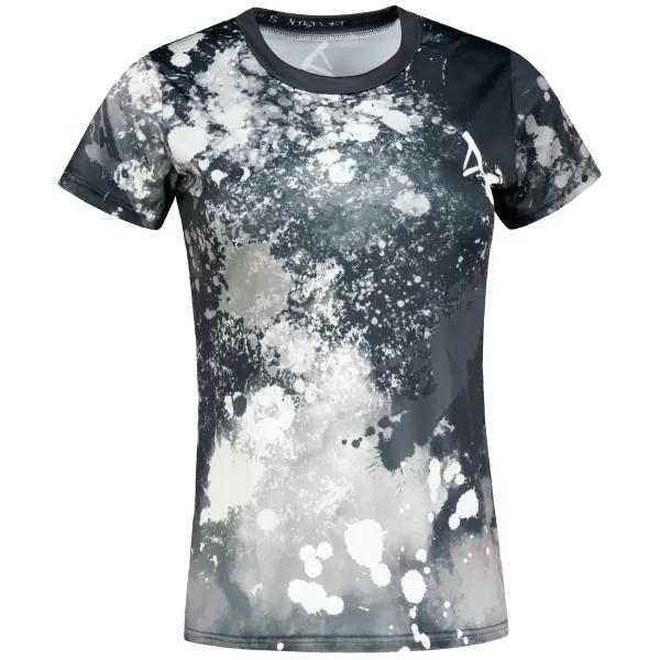  Hochwertiges Funktions-T-Shirt für Damen ALTISPORT VOJ/ALW055TR01 SCHWARZ UND WEIß 