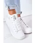 Damen-Lederstiefeletten BIG STAR GG274016 WEISS Big Star Shoes