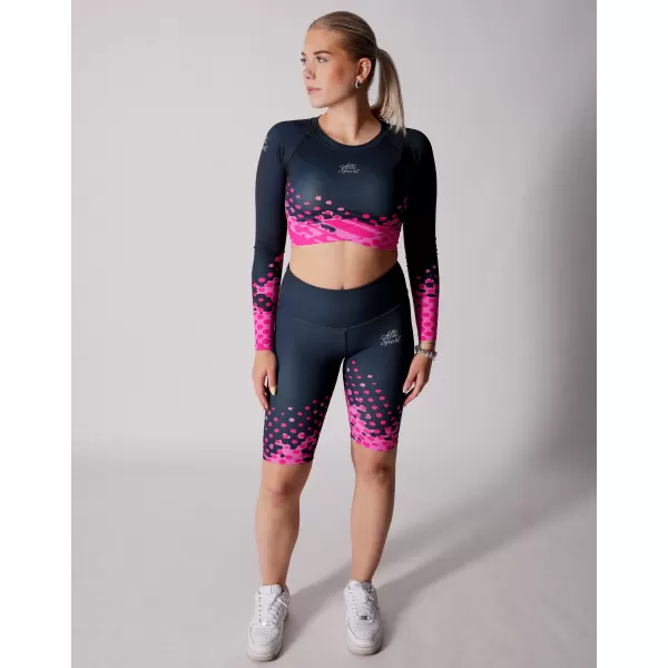  Funktionelle Erntedopie von Frauen ALTISPORT VOJ/ALW109TR04 ROSA SCHWARZ 
