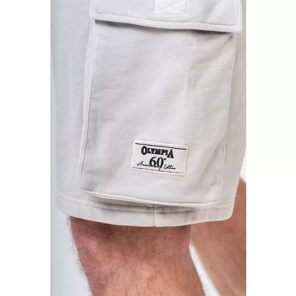  Gewaschene, lockere Cargo-Shorts LEGACY 787 HELLGRAU Nebbia 