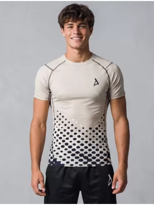 Funktionelle Kompression von Männern t -Shirt Premium ALTISPORT VOJ/ALM109TR04 HELLBRAUN