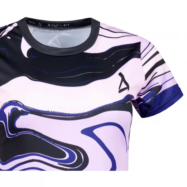  Hochwertiges Funktions-T-Shirt für Damen ALTISPORT VOJ/ALW099TR01 SCHWARZ LILA 