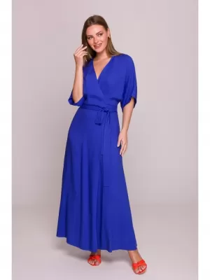 Kleid STYLOVE S406 BLAU