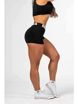 Fitness-Shorts mit hoher Taille GLUTE PUMP 240 BLACK Nebbia