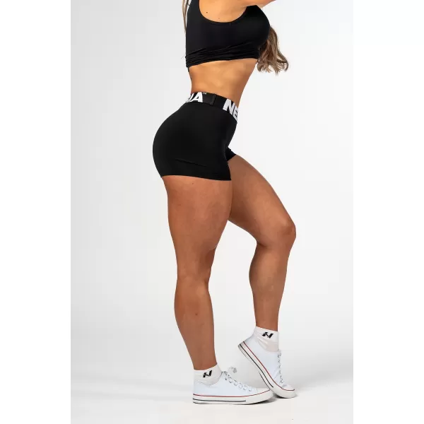  Fitness-Shorts mit hoher Taille GLUTE PUMP 240 BLACK Nebbia 