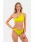 One-Shoulder-Bandeau-Bikinioberteil - Top 448 GREEN Nebbia