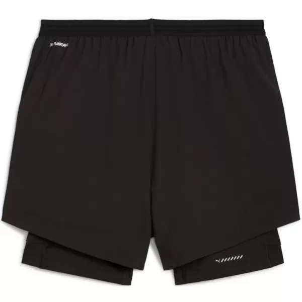  Shorts PUMA M RUN ULTRAWEAVE 2IN1 5"" SHORT​ 526635-01 SCHWARZ 