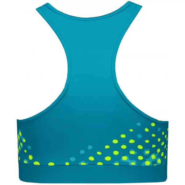  Frauenfunktional Sport Bra Premium ALTISPORT VOJ/ALW109POD01 EMERALD/FLUO GELB 