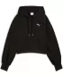 Damen Sweatshirt PUMA WARDROBE ESS RELAXED CROPPED HOODIE TR 629746-01 SCHWARZ