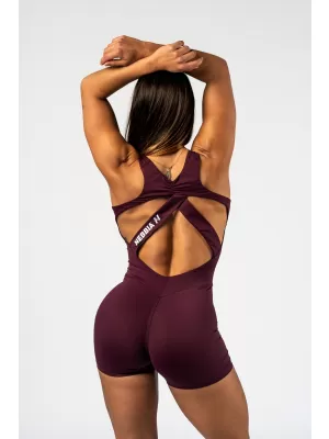 Shaping-Fitness-Overall STRONG BEAUTY 427 DUNKELROT Nebbia