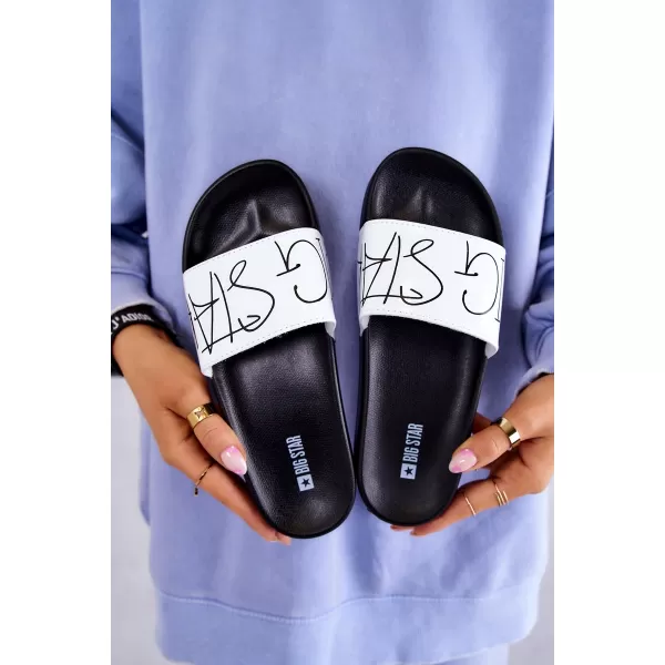  Damenmode-Hausschuhe BIG STAR JJ274A275 WEISS Big Star Shoes 