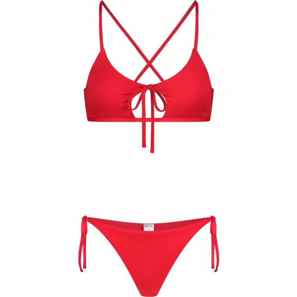  Damen-Bikinioberteil NORDBLANC NBSSS8211 ROT 