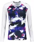 Frauen funktionales t -Shirt mit langen Ärmeln Premium ALTISPORT VOJ/ALW110TR03 VIOLETT -WEIß