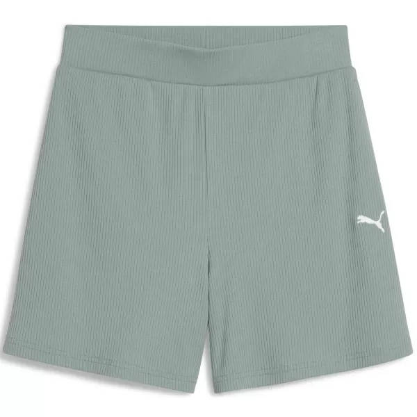 Damenshorts PUMA ESS ELEVATED SHORTS 685026_30 GRÜNER MOND 