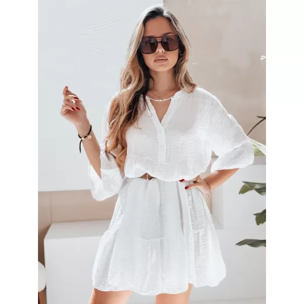  Kleid DSTREET LYVONNE EY2613 WEIß 