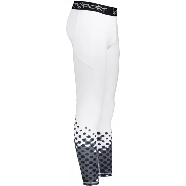  Lange Premium-Sportleggings für Herren ALTISPORT VOJ/ALM109LEG01 WEIß 