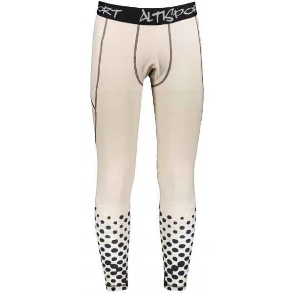  Lange Premium-Sportleggings für Herren ALTISPORT VOJ/ALM109LEG01 HELLBRAUN 