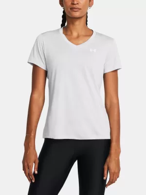 Damen-T-Shirt UNDER ARMOUR TECH SSV- TWIST 1384227-014 GRAU