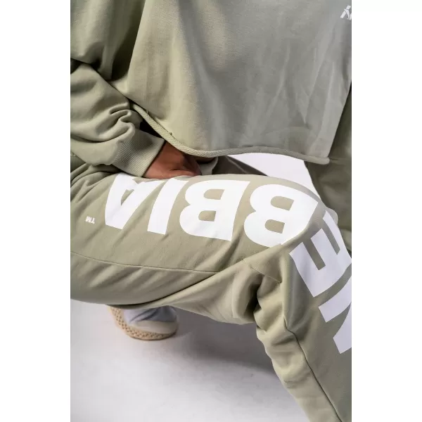  Lockere Baggy-Jogginghose BOYFRIEND STYLE 432 HELLGRÜN Nebbia 