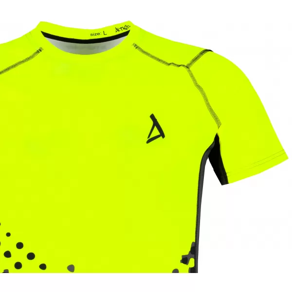  Funktionelle Kompression von Männern t -Shirt Premium ALTISPORT VOJ/ALM109TR04 FLUO GELB 