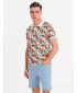 Herren t -Shirt OMBRE OM-POSS-0149 WEIß
