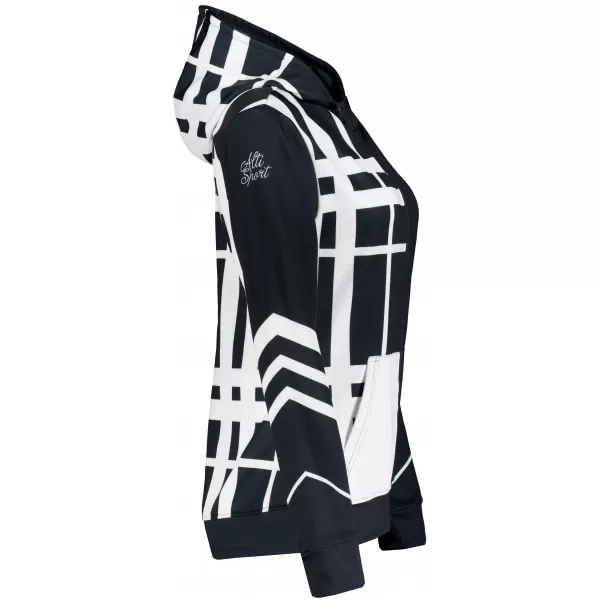  Funktionales Sweatshirt von Frauen auf Reißverschlussprämie ALTISPORT VOJ/ALW098MI02 SHIBA 