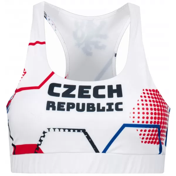  Frauenfunktional Sport Bra Premium ALTISPORT VOJ/ALW036POD01 HEXA WEIß 